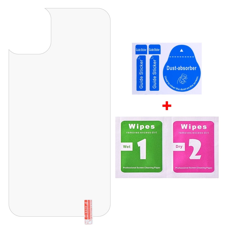 Per iPhone 11 Pro 9H 2.5D Pellicola posteriore in vetro temperato trasparente per telefono cellulare a metà schermo, For iPhone 11 Pro (1 PC)