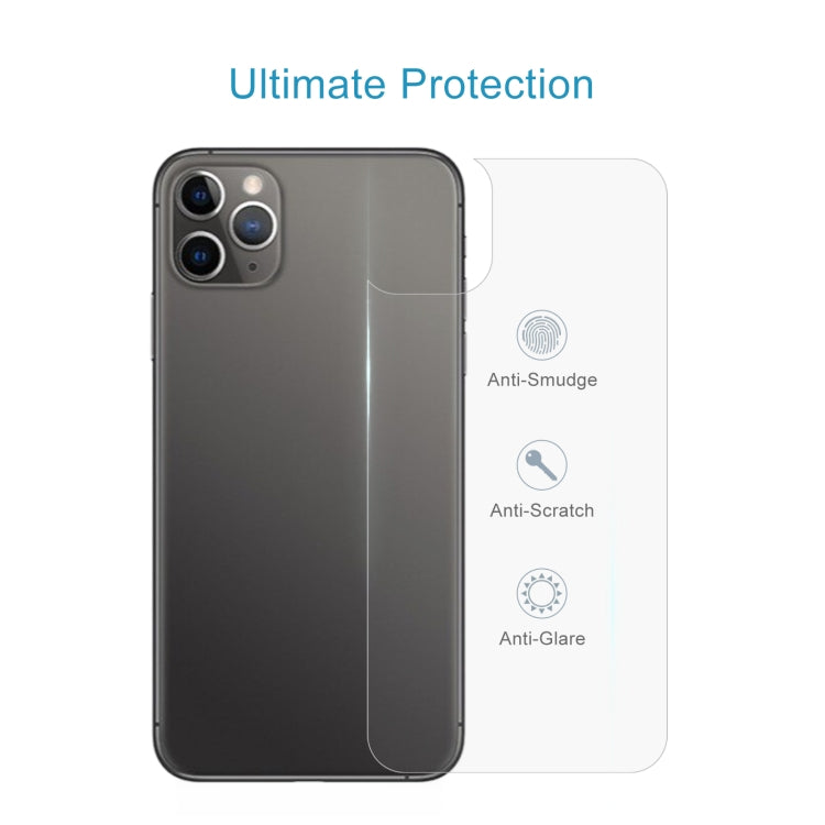 Per iPhone 11 Pro 9H 2.5D Pellicola posteriore in vetro temperato trasparente per telefono cellulare a metà schermo, For iPhone 11 Pro (1 PC)