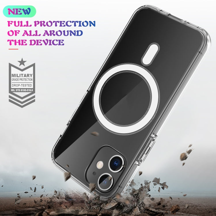 Per iPhone 7 Plus / 8 Plus Custodia Magsafe Semplice Anello magnetico Custodia antiurto in cristallo trasparente acrilico all-inclusive per PC + TPU, For iPhone 7 Plus