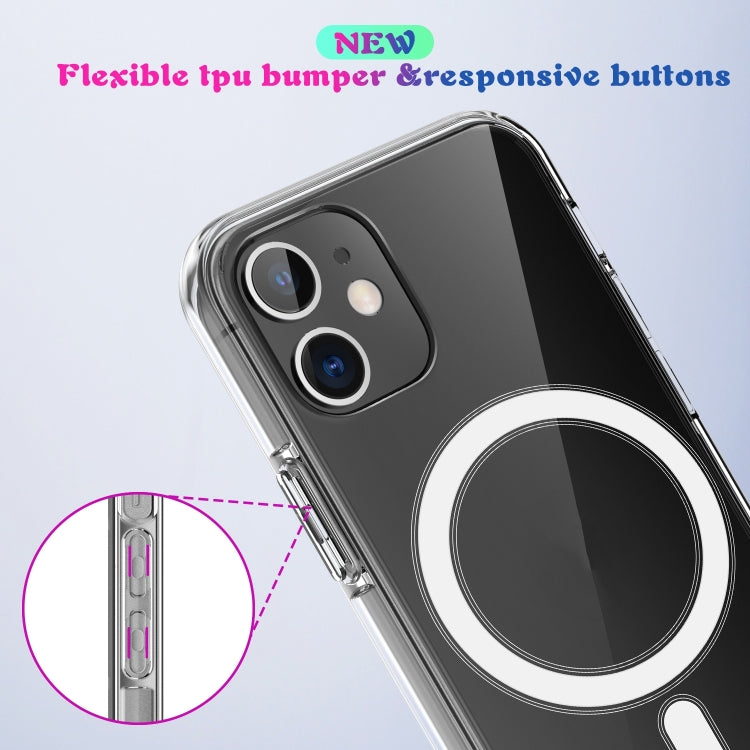 Per iPhone 7 Plus / 8 Plus Custodia Magsafe Semplice Anello magnetico Custodia antiurto in cristallo trasparente acrilico all-inclusive per PC + TPU, For iPhone 7 Plus