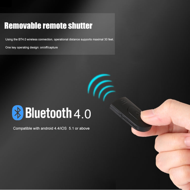 2 in 1 Foldable Bluetooth Shutter Remote Selfie Stick Tripod for iPhone and Android Phones, L01