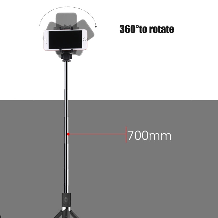 2 in 1 Foldable Bluetooth Shutter Remote Selfie Stick Tripod for iPhone and Android Phones, L01