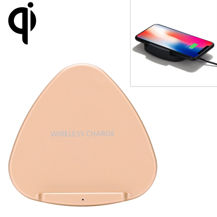 QK11 Tappetino caricabatterie wireless Qi da 10 W ABS + PC a ricarica rapida, QK11 Black, QK11 Gold, QK11 Blue