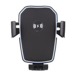 K81 10W QI Supporto per telefono cellulare con ricarica wireless per auto a induzione di gravità rotante universale con ventosa, K81