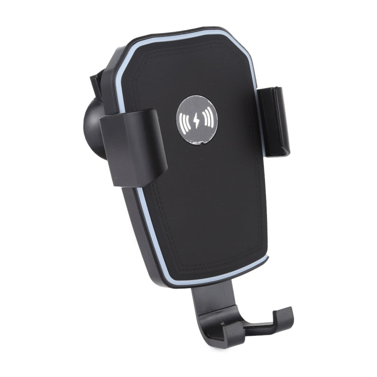 K81 10W QI Supporto per telefono cellulare con ricarica wireless per auto a induzione di gravità rotante universale con ventosa, K81