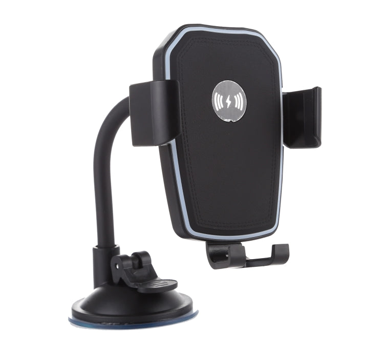K81 10W QI Supporto per telefono cellulare con ricarica wireless per auto a induzione di gravità rotante universale con ventosa, K81