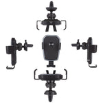 K81 10W QI Supporto per telefono cellulare con ricarica wireless per auto a induzione di gravità rotante universale con ventosa, K81