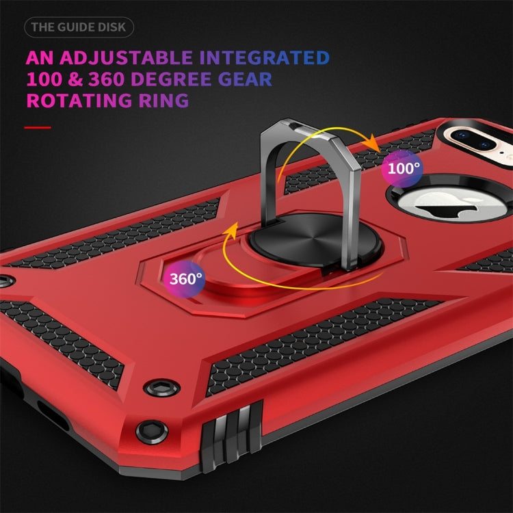 Custodia protettiva Sergeant Armor antiurto in TPU + PC per iPhone 7/8 Plus, con supporto per rotazione a 360 gradi, For iPhone 7 / 8 Plus, iPhone 7 / 8 Plus