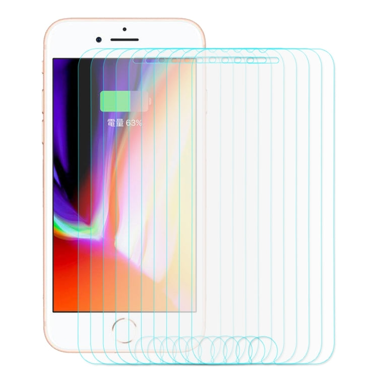 10 PEZZI ENKAY per iPhone 8 Plus e 7 Plus Pellicola per schermo in vetro temperato curvo da 0,26 mm, durezza 9H, 2,5D, For 8P & 7P(10pcs)