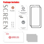 Pellicola vetro temperato per iPhone XS Max 0.2mm 2 pezzi