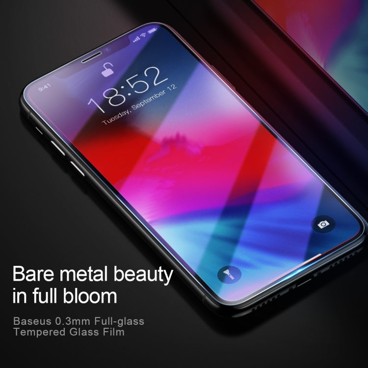 Per iPhone 11 Pro Max / XS Max Baseus Pellicola in vetro temperato anti-blu-ray da 0,3 mm