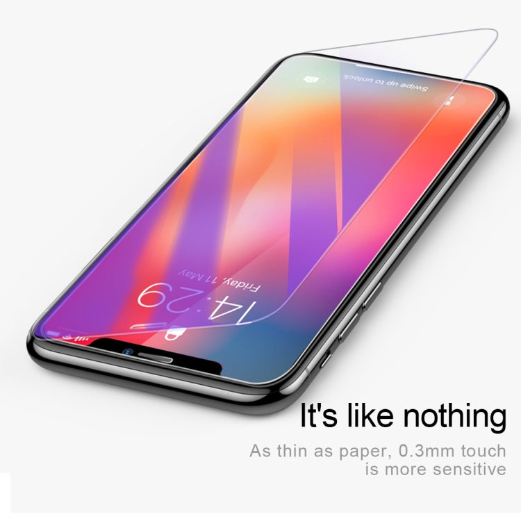 Per iPhone 11 Pro Max / XS Max Baseus Pellicola in vetro temperato anti-blu-ray da 0,3 mm