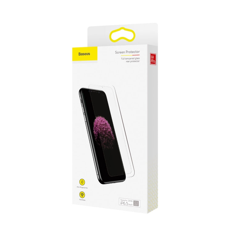 Per iPhone 11 Pro Max / XS Max Baseus Pellicola in vetro temperato anti-blu-ray da 0,3 mm