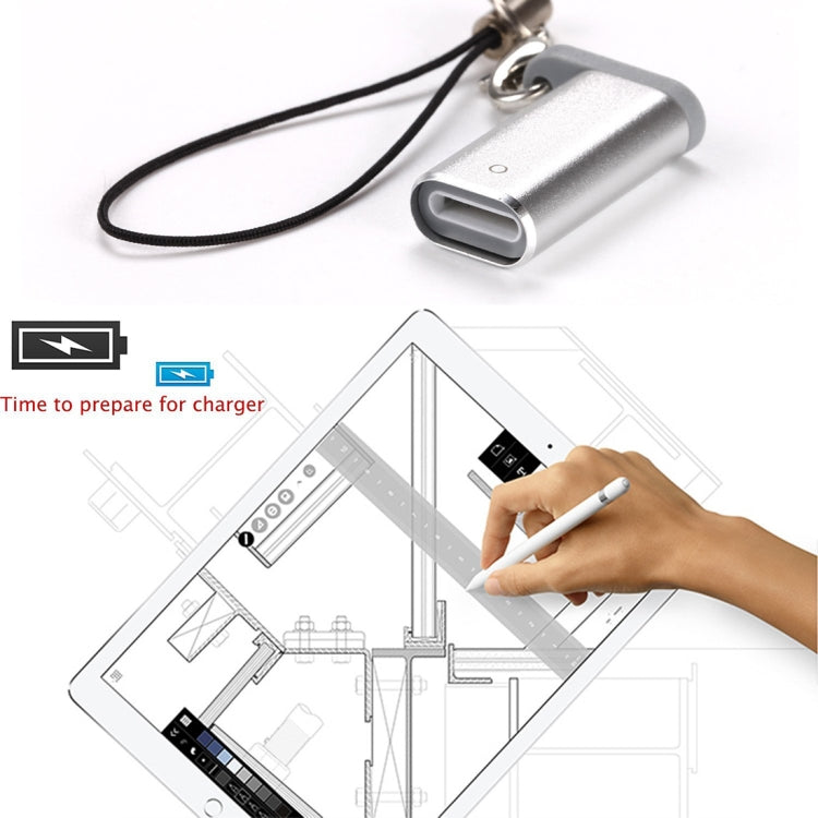 Adattatore per caricabatterie Apple Pencil con guscio in alluminio per iPad Pro