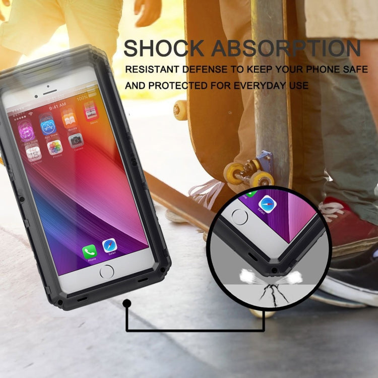 Custodia in lega di zinco antiurto antipolvere impermeabile + custodia in silicone per iPhone 8 Plus e 7 Plus, iPhone 8 Plus & 7 Plus