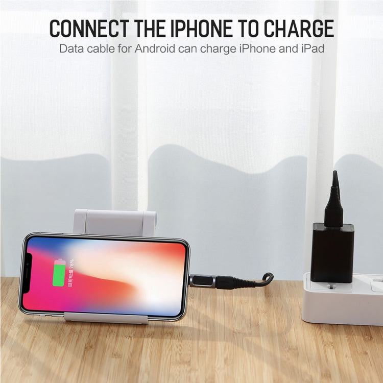 ROCK 2.1A Adattatore per auricolare convertitore audio portatile da USB-C/Tipo-C a 8 pin
