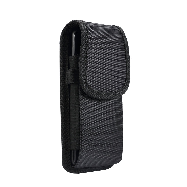 Marsupio verticale universale in tessuto di nylon da 5,2 pollici per Galaxy S10e, Huawei P30 e Honor 8