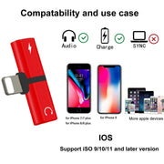 Adattatore Audio 2 in 1 per Auricolari iPhone