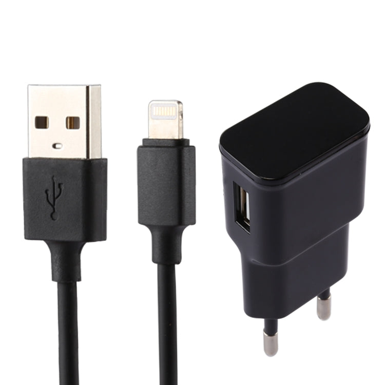 Caricatore USB 5V 2.1A per iPhone con cavo 1m