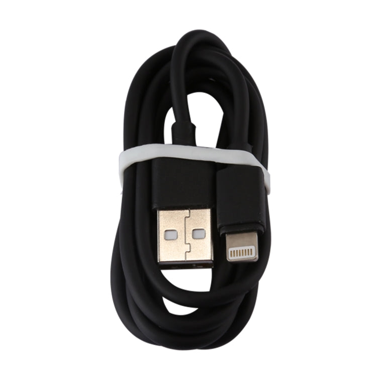 Per iPhone 5V 2.1A Caricatore USB con identificazione intelligente con cavo di ricarica da USB a 8 pin da 1 m, presa EU