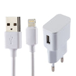 Caricatore USB 5V 2.1A con cavo 1m per iPhone
