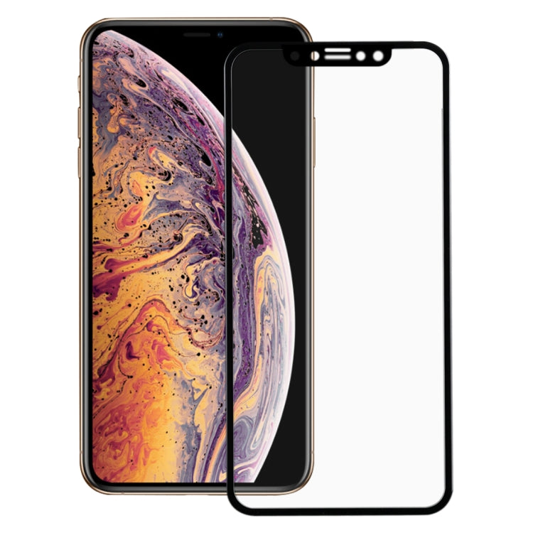 Per iPhone 11 Pro Max / XS Max ENKAY Hat-Prince 0,2 mm 9H Pellicola in vetro temperato a schermo intero 3D in fibra di carbonio, For XS Max (3D)