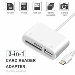 Adattatore 8 Pin per Fotocamera e USB compatibile iOS