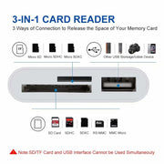 Adattatore 8 Pin per Fotocamera e USB