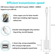 Adattatore USB per iPad e iPhone