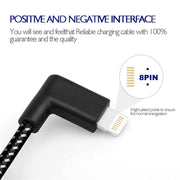 Cavo di ricarica USB 8 pin nylon 1m