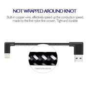 Cavo di ricarica USB 8 pin nylon 1m