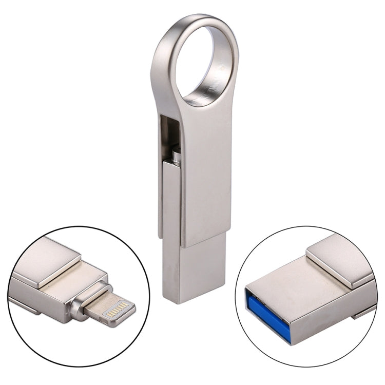 Unità flash RQW-10D 2 in 1 USB 2.0 e 8 pin da 32 GB, RQW-10D