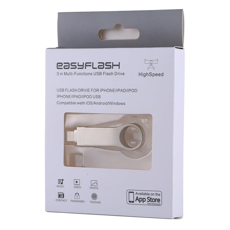 Unità flash RQW-10D 2 in 1 USB 2.0 e 8 pin da 64 GB, RQW-10D
