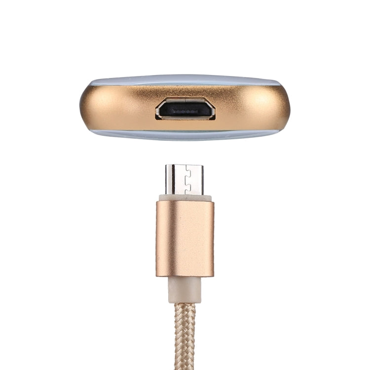 Unità flash flash multifunzione RQW-18S a 8 pin e 128 GB con cavo USB/da micro USB a micro USB, RQW-18S Gold