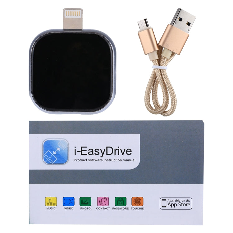 Unità flash flash multifunzione RQW-18S a 8 pin e 16 GB con cavo USB/da micro USB a micro USB, RQW-18S Black, RQW-18S Gold