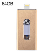 Chiavetta USB 3 in 1 da 64GB RQW-02 Gold