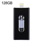 Chiavetta USB 3 in 1 da 128 GB RQW-02 Nera