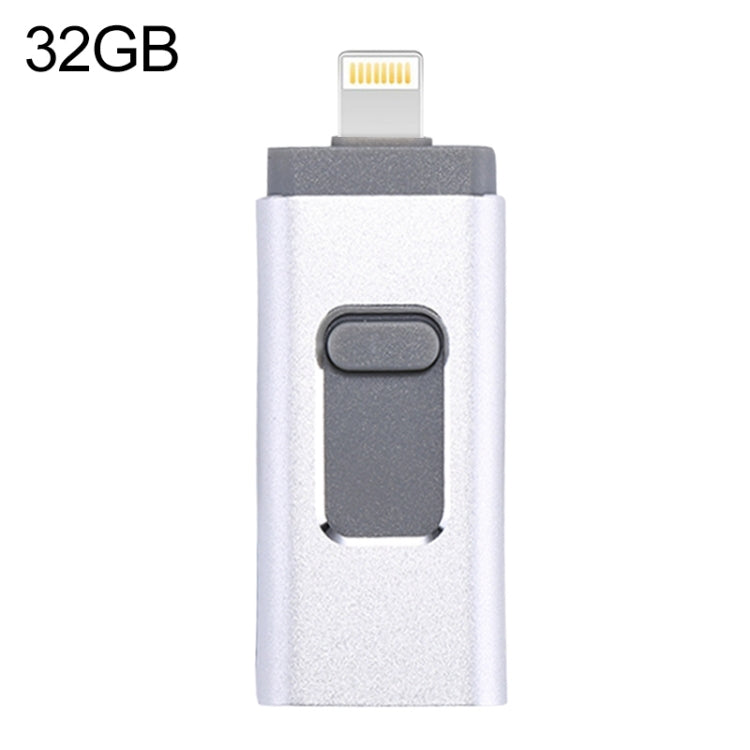 Chiavetta USB 3 in 1 32 GB RQW-01B Silver