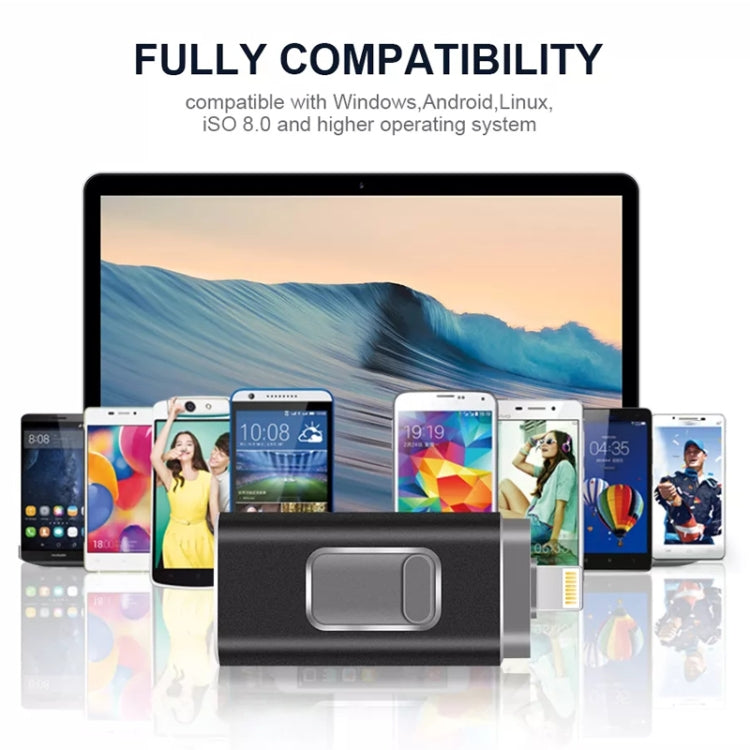 easyflash RQW-01B Chiavetta USB 2.0 3 in 1 e 8 pin e micro USB da 64 GB, RQW-01B Gold