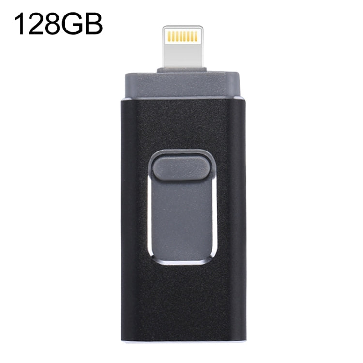Chiavetta USB 3 in 1 128GB RQW-01B Nera