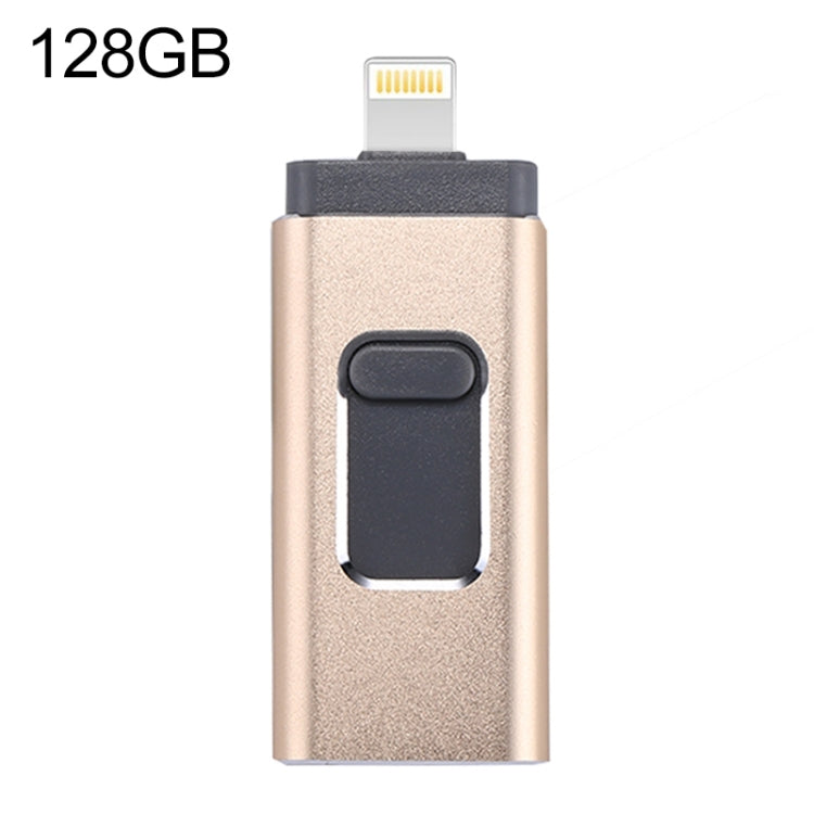 Chiavetta USB 3 in 1 128GB RQW-01B Gold