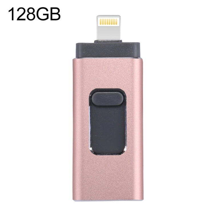 Chiavetta USB 3 in 1 128 GB Rose Gold