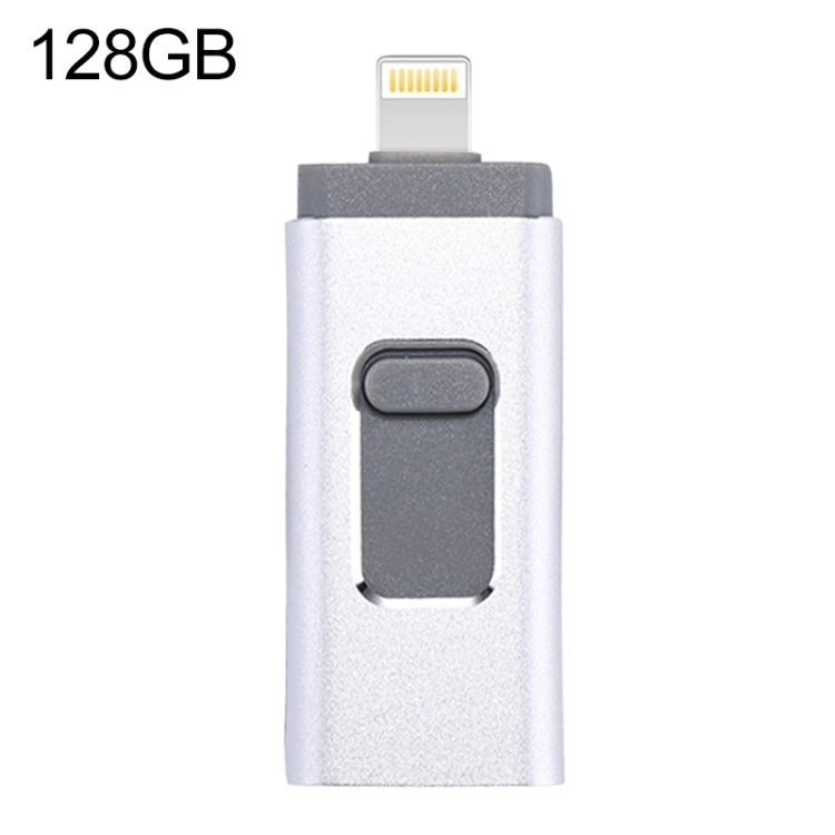 Chiavetta USB 3 in 1 128GB RQW-01B Silver