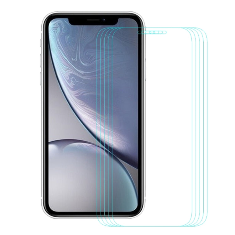 Per iPhone XR 5 pezzi ENKAY Hat-Prince 0,26 mm 9H 2,5D Pellicola in vetro temperato, For XR (5 PCS)
