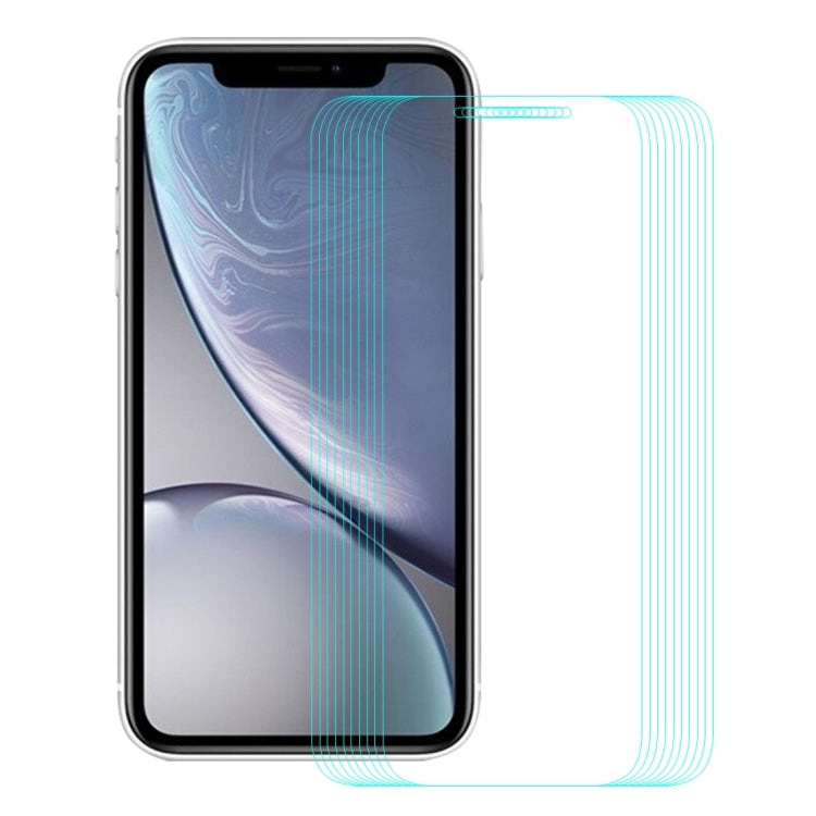 Per iPhone XR 10 pezzi ENKAY Hat-Prince 0,26 mm 9H 2,5D Pellicola in vetro temperato, For XR (10 PCS)