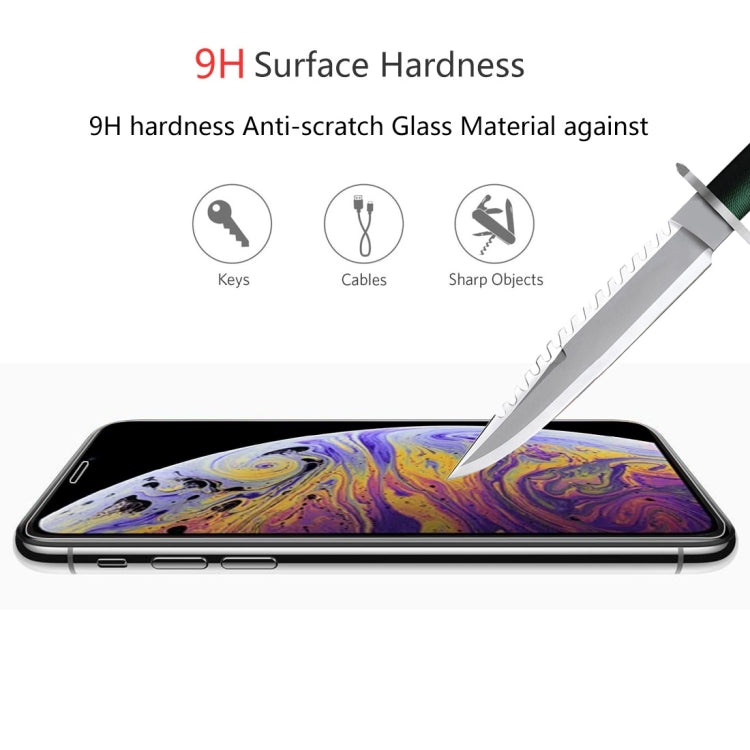 Per iPhone 11 Pro Max / XS Max 2 pezzi ENKAY Hat-Prince 0,26mm 9H 2.5D Pellicola in vetro temperato, For XS Max (2 PCS)