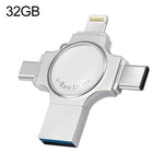 Chiavetta USB 4 in 1 RQW-11S 32GB per smartphone e PC