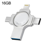Unità flash 4 in 1 USB 16 GB per smartphone e PC