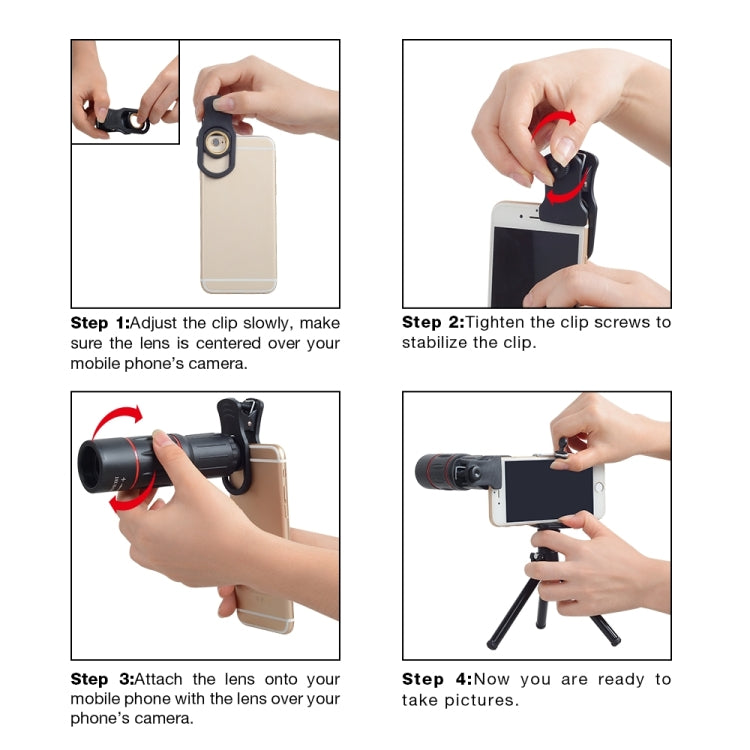 Obiettivo portatile APL-T18ZJ per smartphone compatibili