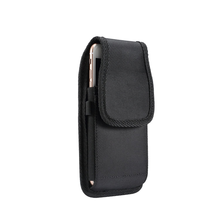 Marsupio verticale universale in tessuto di nylon da 6,3 pollici per iPhone XS Max, Galaxy S10+, Huawei Mate 20